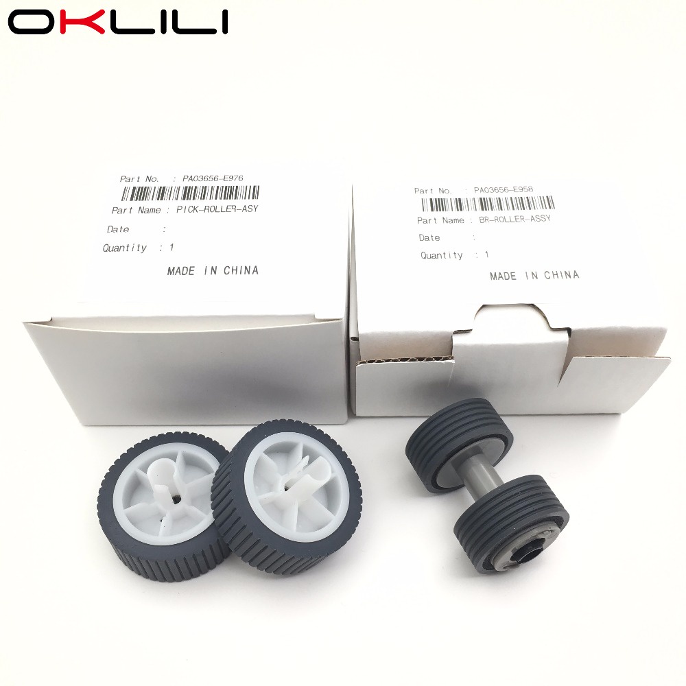 1SETX PA03656-0001 PA03656-E958 PA03656-E976 Con Lăn Phanh Chọn Xe Bán Tải Cho Fujitsu ScanSnap iX500 iX1500 iX1400 iX1600