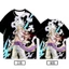 ONE PIECE Áo Thun Anime Tay Ngắn Unisex Top Cosplay Thường Ngày Rời Tee Thời Trang Luffy Áo Sơ Mi Plus Kích Thước