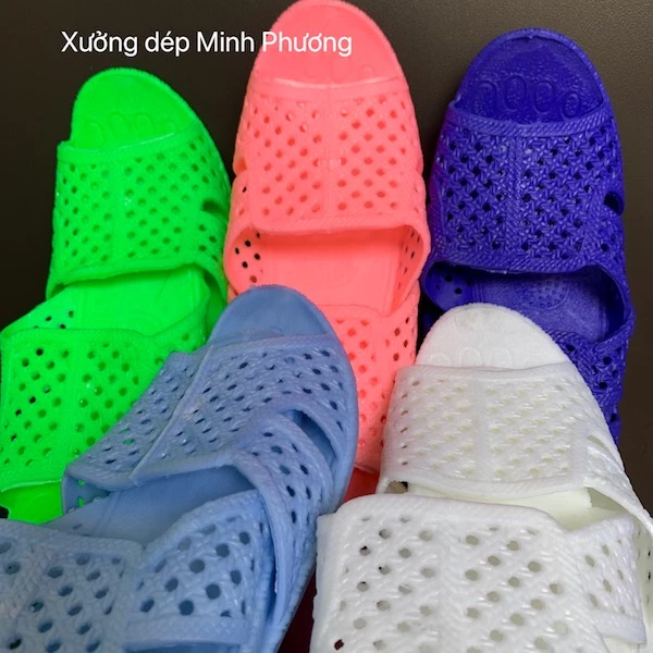 Sỉ Dép Tổ Ong Màu Chất Nhựa Mềm Êm Chân,dễ cọ rửa, đa sắc