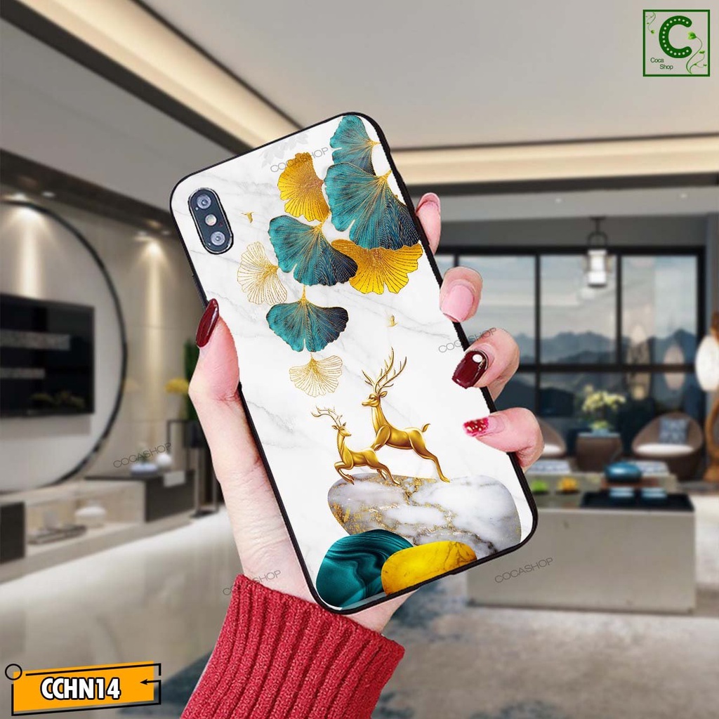 Ốp lưng iphone sang trọng cao cấp  - Đôi hươu vàng tài lộc , phú quý , mắn - 6/6plus/6s/6splus/7/7plus/8/8plus/x/xr...