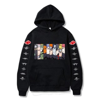 Áo Hoodie Anime Nhật Bản Akatsuki Áo in hình Sasuke