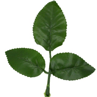 100g lá hoa hồng giả 3 nhánh lá