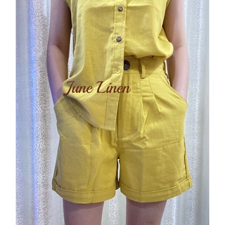 [JUNE LINEN] Q03. Quần SHORT LINEN. 15 MÀU. CÓ BIGSIZE. Hình thật.