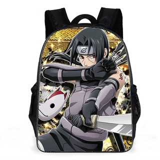 Naruto Anime Ba Lô Unisex Trẻ Em Kakashi Itachi Học Sinh Học Sinh Túi Sasuke Dung Tích Lớn Ngoài Trời Túi Du Lịch