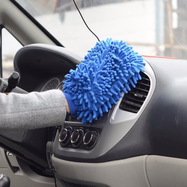 Găng Tay Xúc Tua Vệ Sinh Đa Năng Lau Rửa Xe Máy, Ô Tô