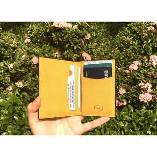 GAPPLE HAVIAS ví đứng mini unisex nam nữ nhiều màu siêu thời trang da bò thật