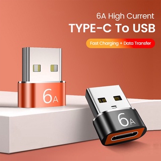 Đầu Chuyển Đổi 6A USB ToType-C OTG 3.0 Type C Đực Sang USB Cái