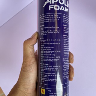Keo bọt nở Apollo foam keo bọt loại dùng vòi - Kim Khí Dung Anh