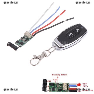 433Mhz RF Điều khiển rơle từ xa Xe tay ga Bộ thu 1CH không dây QUVN