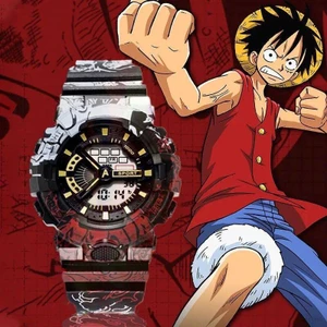 Đồng Hồ Điện Tử Đèn Led Casio Anime One Piece HT3 Cho Trẻ Em