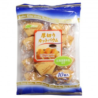 Bánh ngọt cuộn cắt lát dày Marukin Baumkuchen Nhật Bản 270g