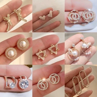 Khuyên tai ngọc trai phong cách Hàn Quốc cho nữ