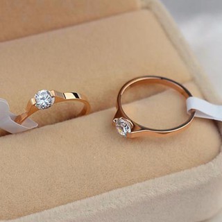 Nhẫn titanium 1 hột BHN62