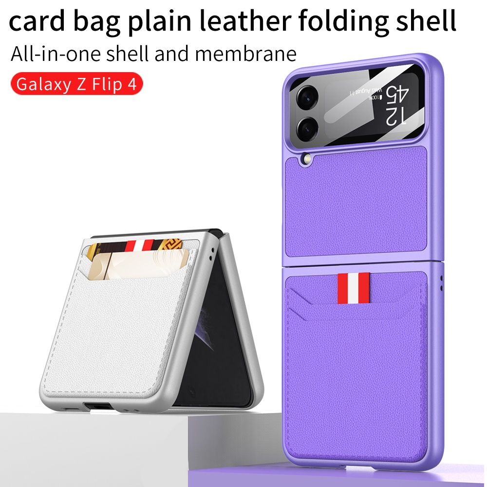 Gói Thẻ Siêu Mỏng Ốp Lưng Samsung Galaxy Z Flip 4 5g ốp điện Thoại Zflip4 ốp Zflip 4 Case F7210 9398