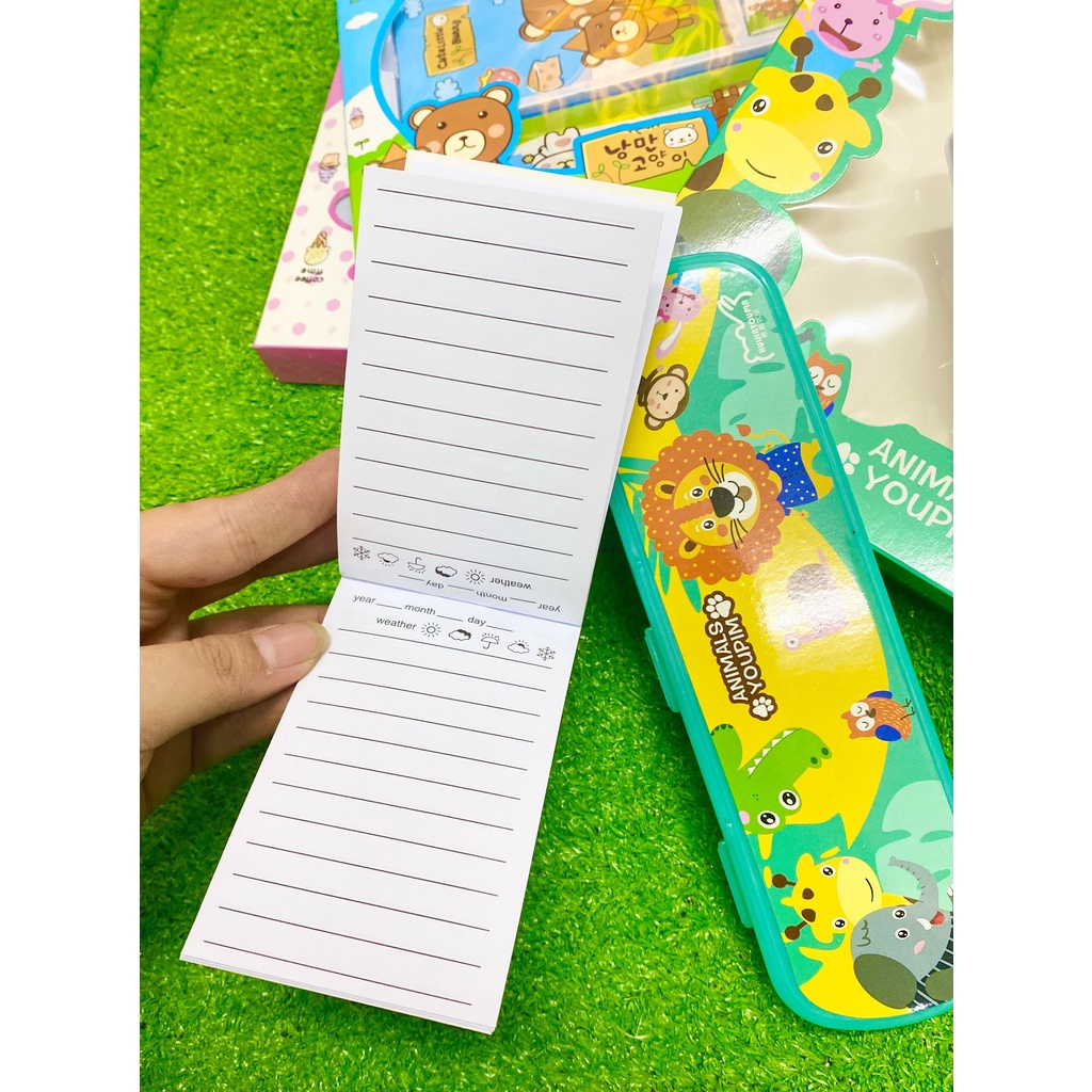 SET QUÀ 7 MÓN DỤNG CỤ HỌC TẬP CHO BÉ - mẫu ngẫu nhiên (Đồ Dùng Dạy Học Miki)