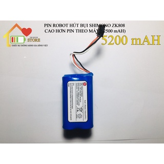 (DUNG LƯỢNG 5200 mAH) PIN  ROBOT HÚT BỤI SHIMONO ZK808  NÂNG CẤP CHÍNH HÃNG LG BẢO HÀNH 9 THÁNG