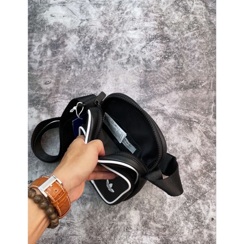 Tui eo Cheo ADIDAS Nam N Th Thao Unisex Vintage Mini Bag Black White JapanSport GD4782 tuideocheo.hongphuc Shopee Vi t Nam