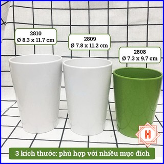 Cốc nhựa phíp Song Long 3 size cho nhà hàng, quán ăn, gia đình { H }