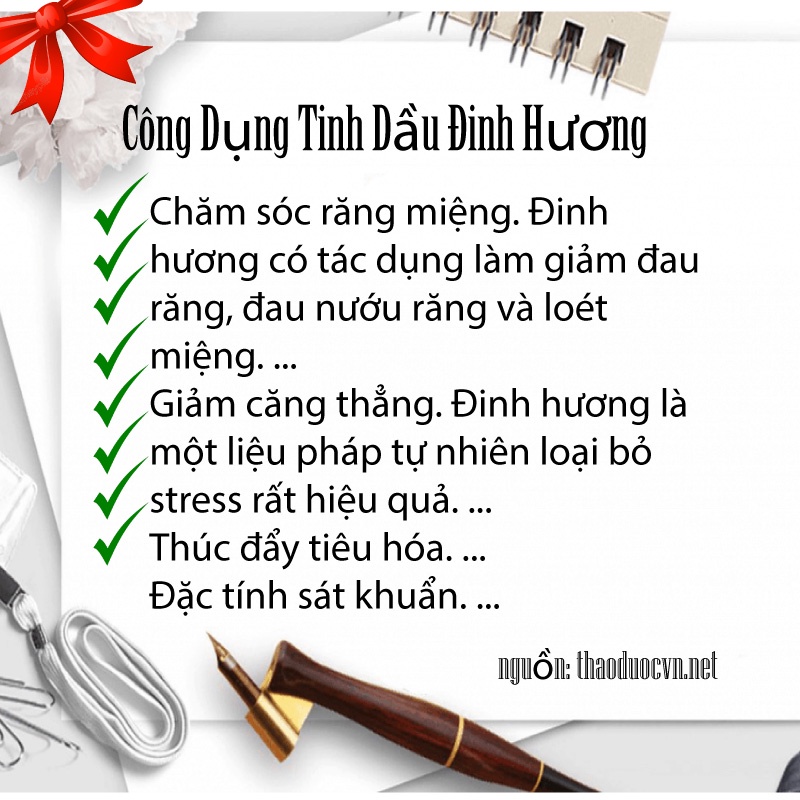 Tinh Dầu Đinh Hương Thiên Nhiên 10ml Thaphaco