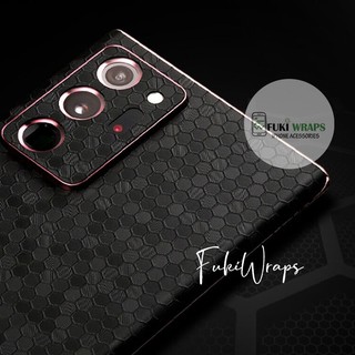 Miếng Dán Skin Mặt Lưng FULL Viền Honeycomb Fold 4 Fold 3 Flip 3 Flip 4 S24 Ultra Note 20 Ultra S23 S22 S21 plus