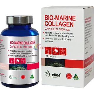 Viên uống Careline Bio - Marine Collagen hỗ trợ làm đẹp da (60 viên)