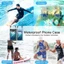 SUNKISSD Điện thoại chống nước Bảo vệ chống bụi cho Drift Lặn lướt sóng Vỏ điện thoại di động