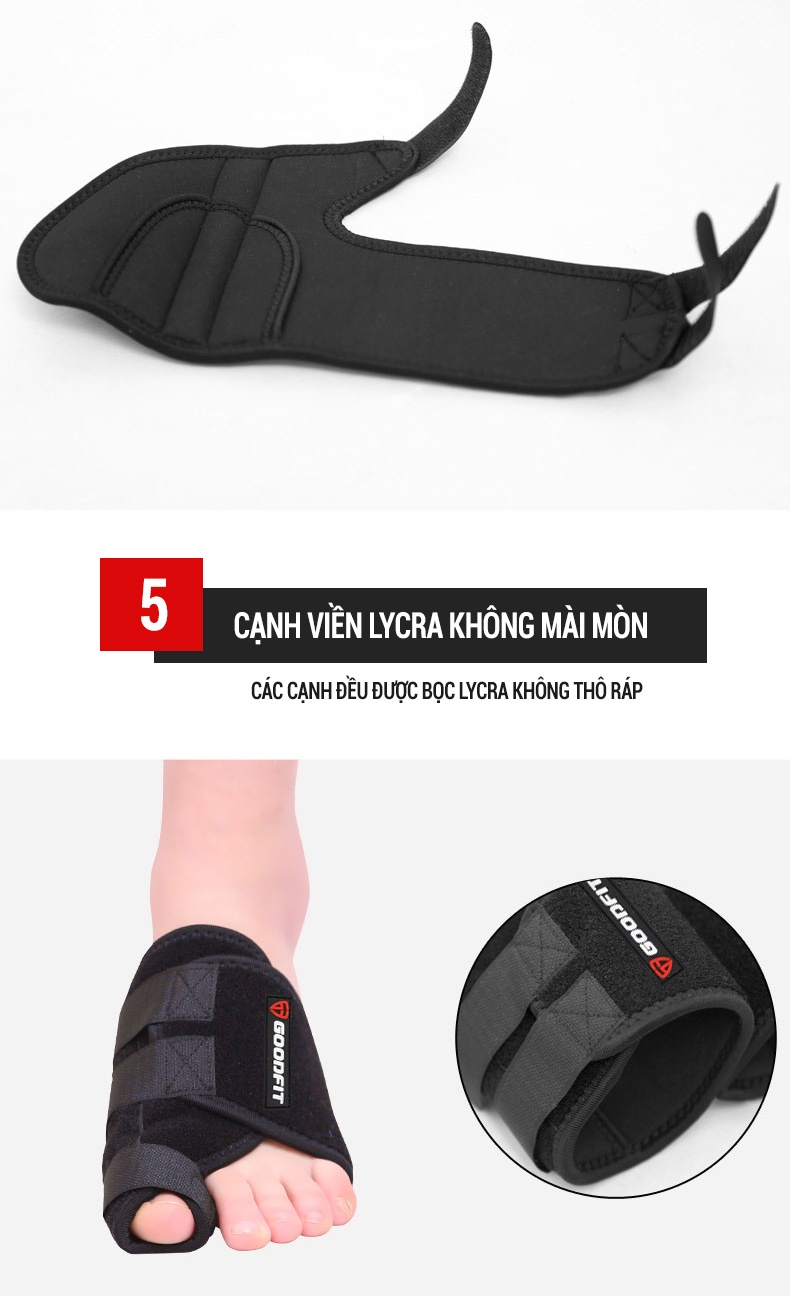 Mô tả Nẹp bàn chân hỗ trợ định hình ngón chân cái GoodFit GF617A - 7