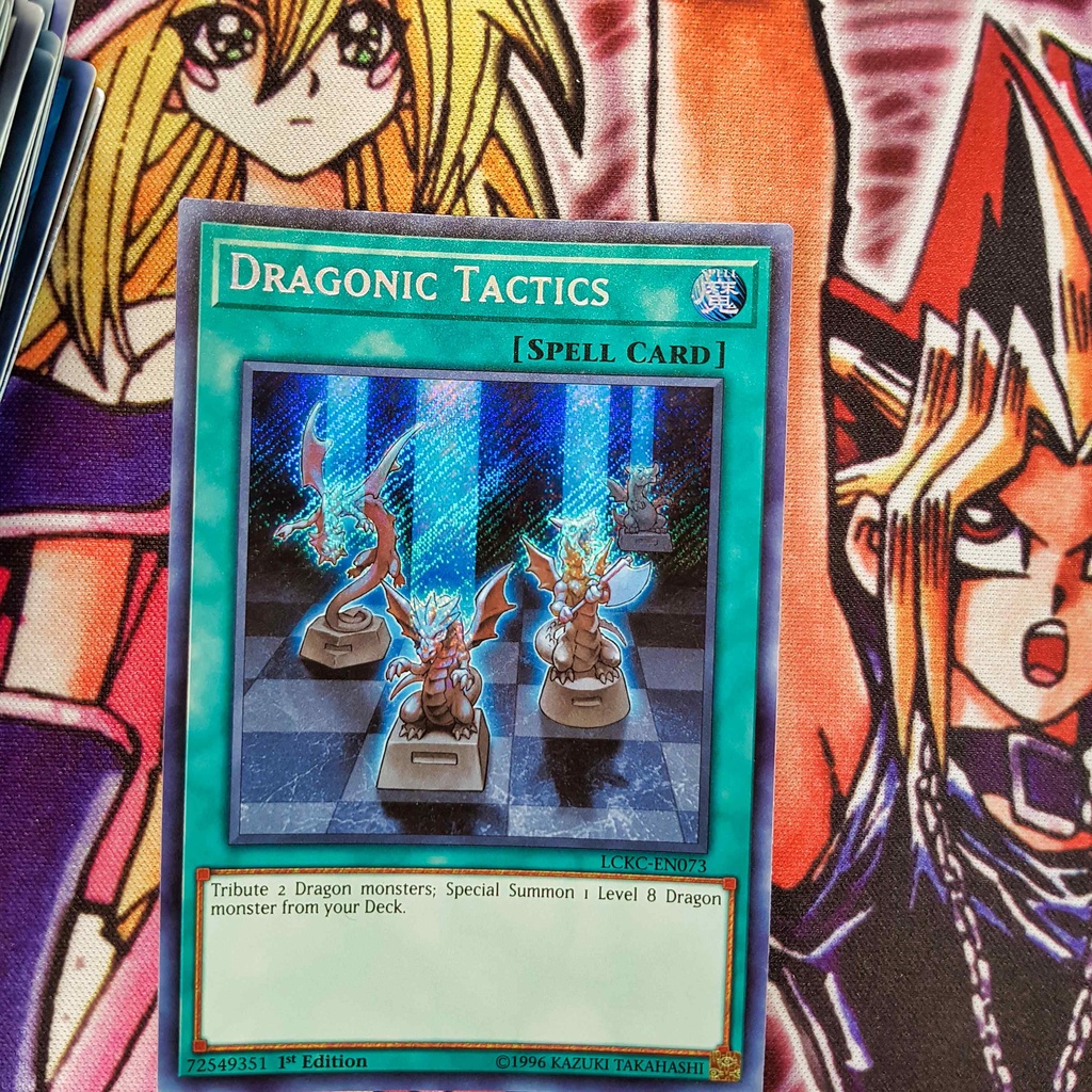 Thẻ bài Yugioh chính hãng | Dragonic Tactics | LCKC Secret Rare ...