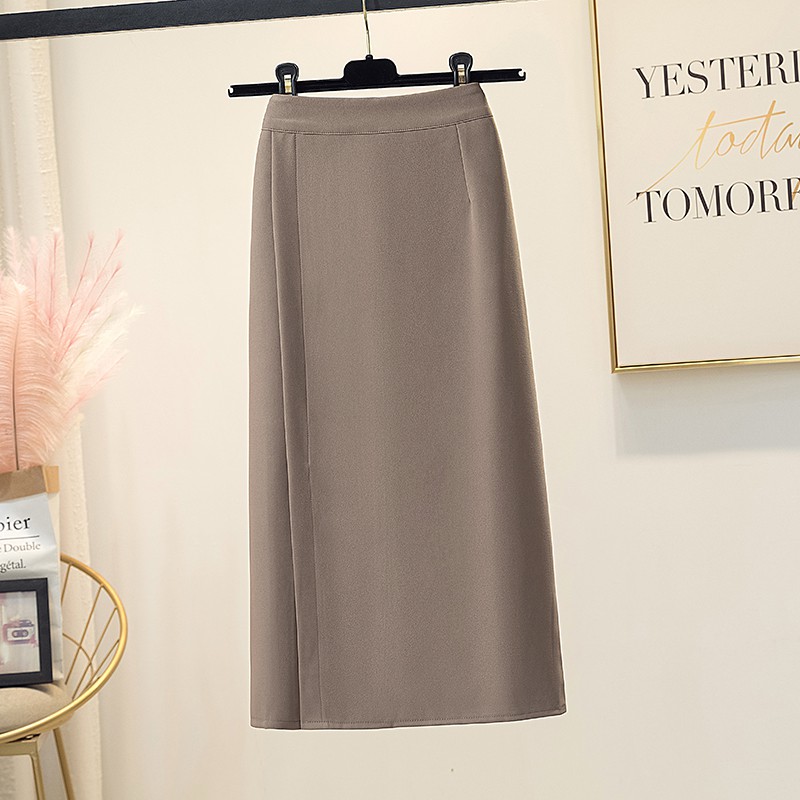 chân váy phối xẻ dáng a xuông 65cm chất tuyết mưa loại 1 cao cấp_thời trang công sở nữ_shopngoctrang19