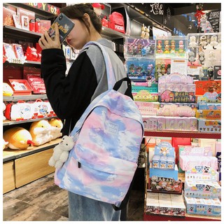 [Tặng kèm sticker] Balo ULZZANG thời trang, nhiều ngăn, vải chống thấm nước, trẻ trung phong cách Hàn Quốc