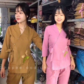 Sen Nơ Nữ # Quần Áo Nữ Đi Chùa