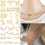 BTF 12x Lucky Zodiac Sign Charm Mini Round 12 Chòm sao Mặt dây chuyền cho DIY Móc khóa