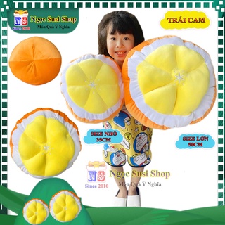 [ẢNH THẬT] GẤU BÔNG HÌNH TRÁI CAM I THÚ NHỒI BÔNG HÌNH TRÁI CAM ÔM NGỦ TRANG TRÍ SIÊU ĐẸP