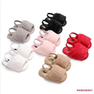 Ygv-princess Giày Đáng Yêu Bé Gái Trẻ Em Dép Lông Tơ Mềm Mại Dép