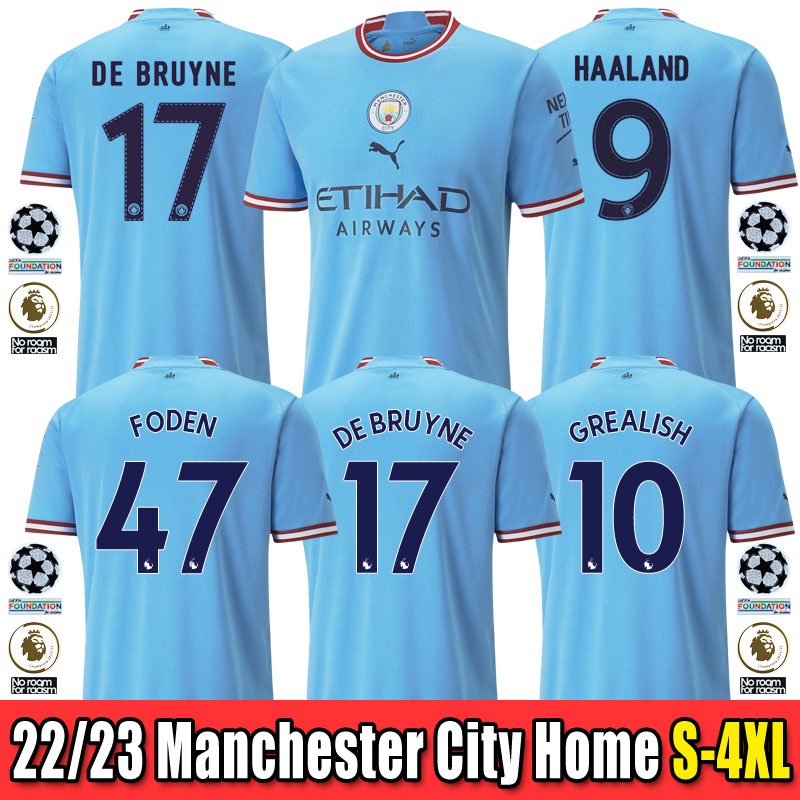 Áo Thun Đá Bóng Dành Cho Fan Hâm Mộ Issues -2022/23 Manchester City 22 23  S-4Xl | Shopee Việt Nam