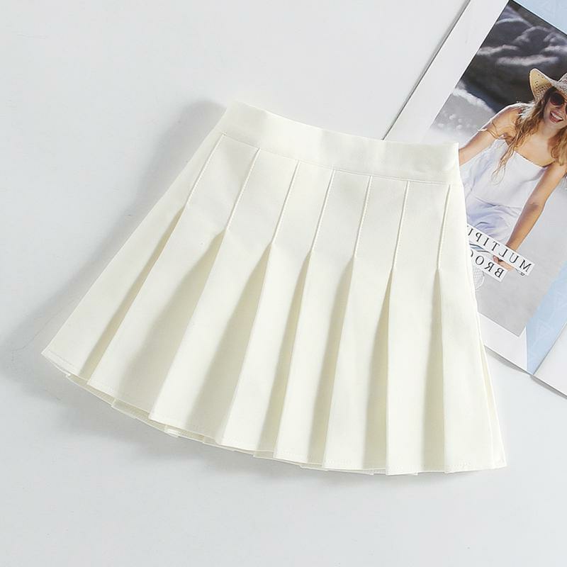 Chân váy tennis ngắn xếp ly khóa sườn vải tuyết mưa hàng quảng châu cao cấp 800