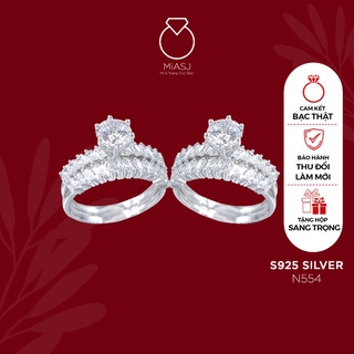 Women's 925 Silver Couple Rings by MiASJ