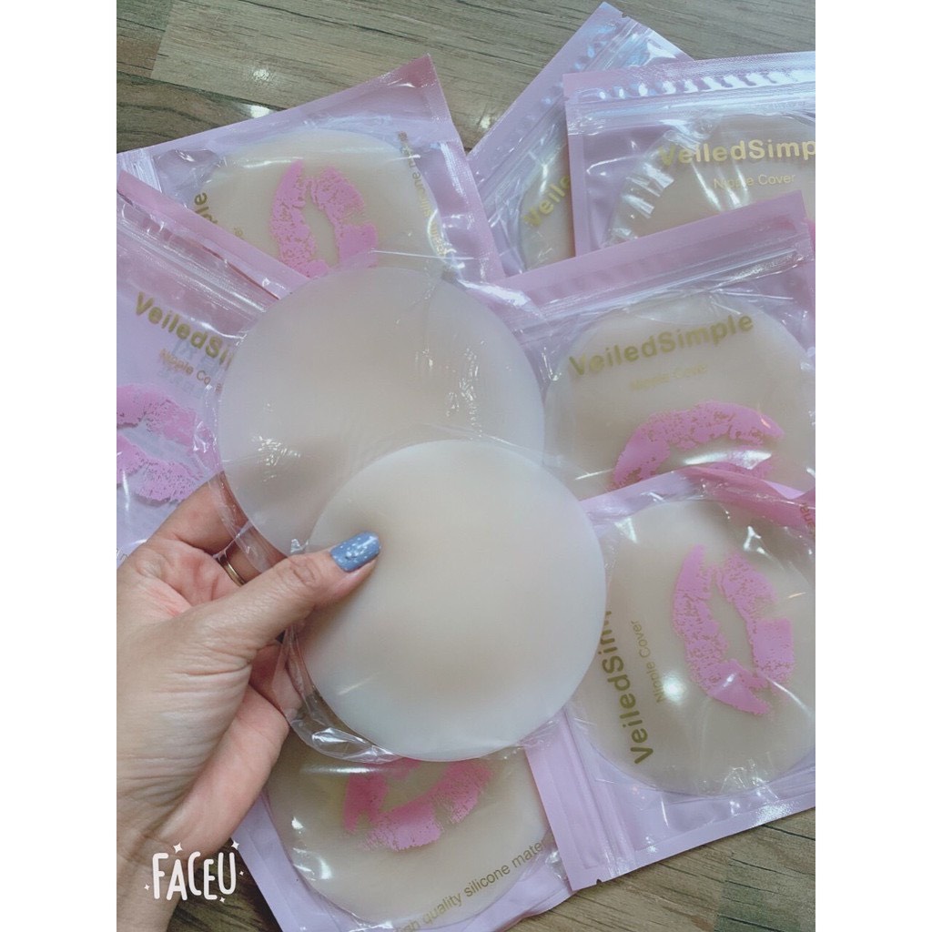 Miếng dán ngực ti silicon, miếng dán tàng hình sử dụng nhiều lần 0125