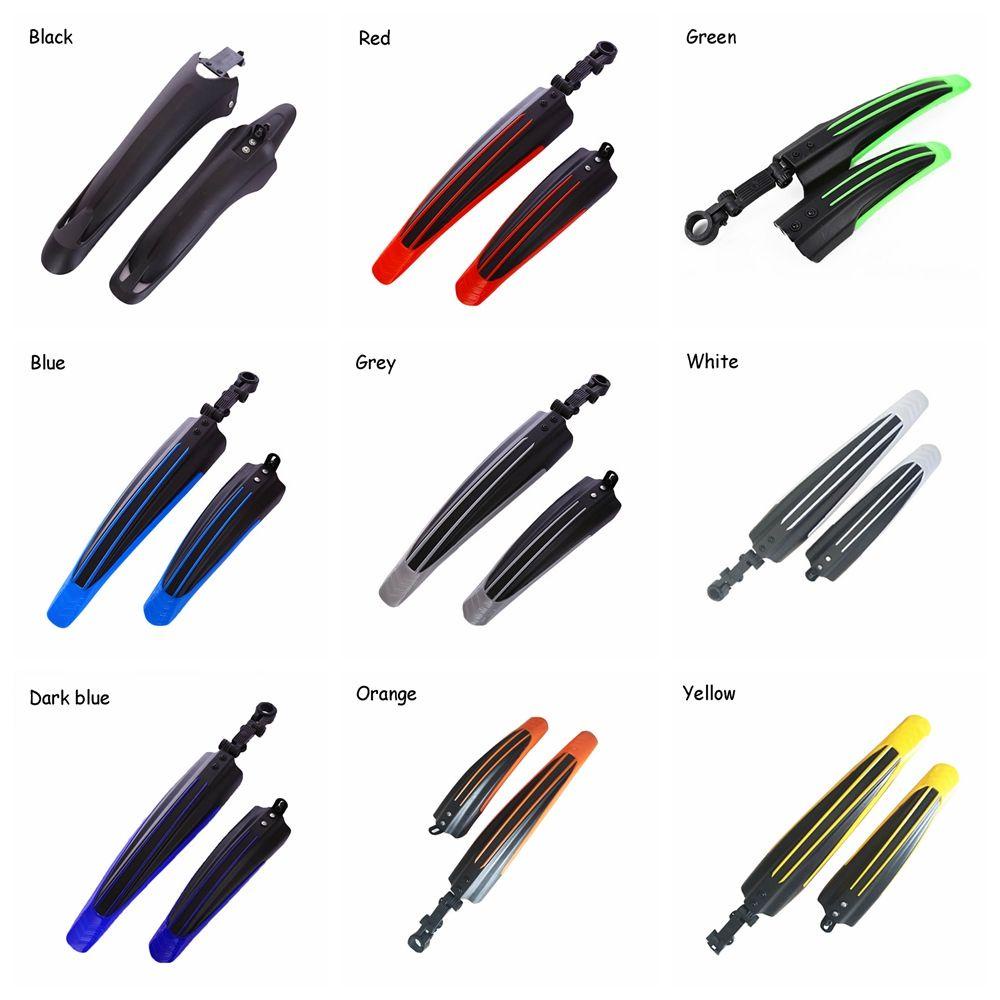 HOBBYIN 2 Chiếc Chắn Bùn Xe Đạp Phụ Kiện Nóng Thời Trang Trước / Sau