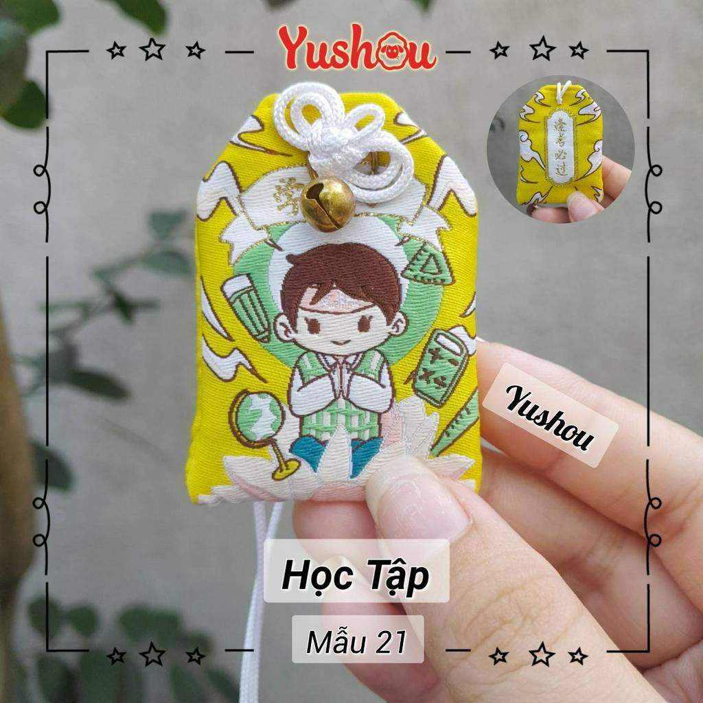 Túi Phước Yushou Học Tập Mẫu 21 - Kiểu Omamori Nhật, Có sẵn, Quà tặng ý nghĩa.