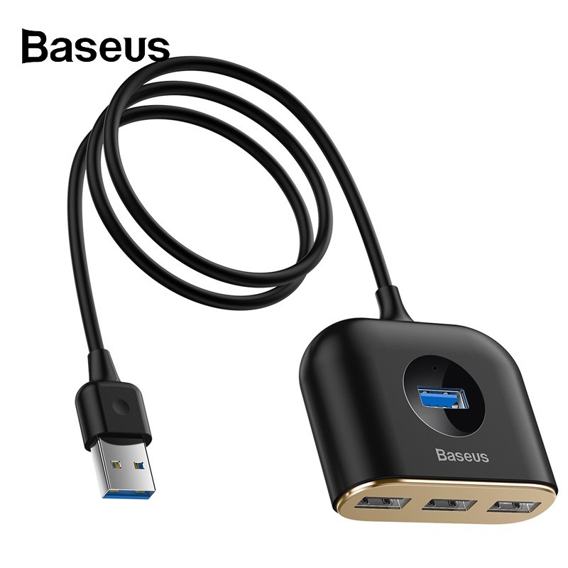 Đầu chuyển Baseus 1 cổng USB 3.0 sang 3 cổng USB 2.0 thiết kế tiện lợi