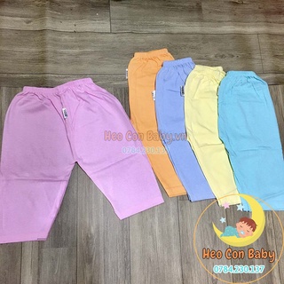 [Mỏng mát] Quần dài màu cho bé sơ sinh | Quần thun màu chất cotton thoải mái cho bé