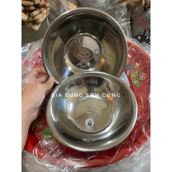 Freeship THAU INOX KIM MÃ Size 16,18,20,22,24,26,28,30 | Shopee Việt Nam