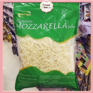 [Mã GROSALE2703 giảm 8% đơn 250K] PHÔ MAI MOZZARELLA BÀO SỢI GÓI 1KG (GIAO HÀNG HỎA TỐC HÀ NỘI VỚI NOWSHIP)