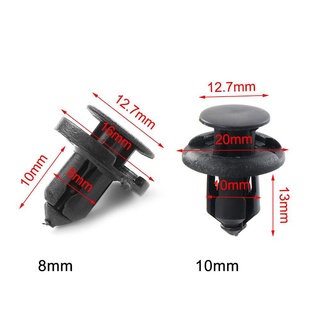 ALMA1 20 Chiếc Đinh Tán Nhựa 8mm 10mm Lỗ Ốp Lưng Giữ
