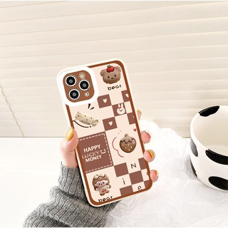 Ốp iphone - Ốp lưng iphone cạnh vuông viền camera happy money dành cho ip 6 đến 16promax - G30