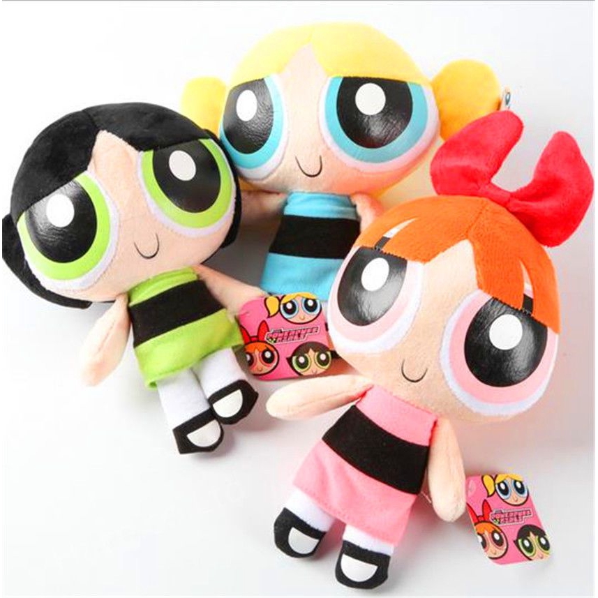 20cm The Powerpuff Girls Network Đồ chơi nhồi bông Búp bê sang trọng Bong bóng Hoa Buttercup Đồ chơi