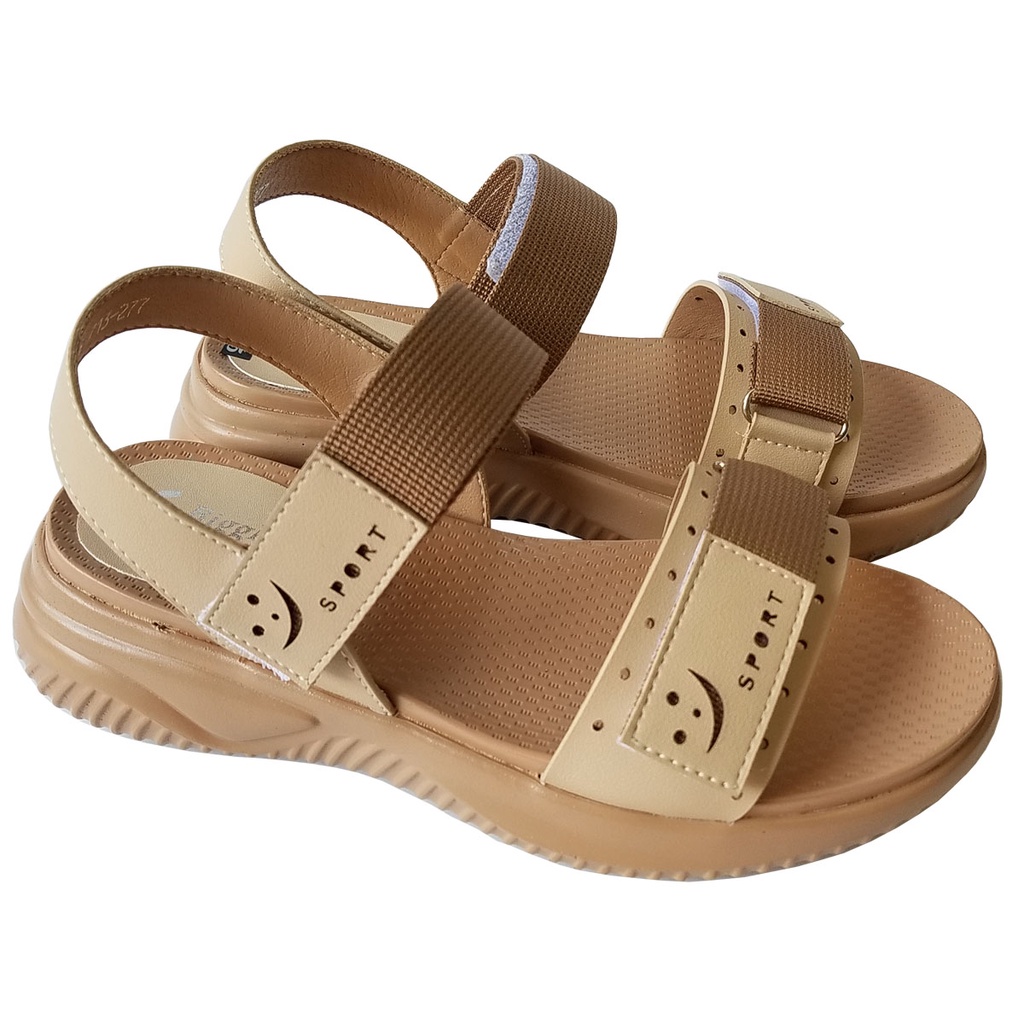 Giày sandal nữ cao cấp BIGGBEN cao 4,5cm HKD522