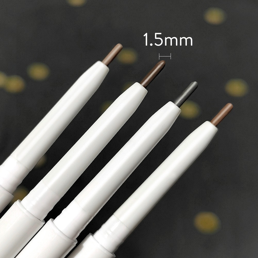 Ảnh Chì Kẻ Lông Mày Hai Đầu Không Thấm Nước GECOMO 4 Màu Tùy Chọn 2