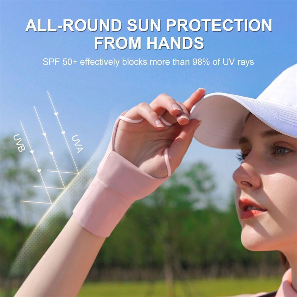 FUHUIOT - Găng tay golf chống nắng thoáng khí, dành cho nam và nữ